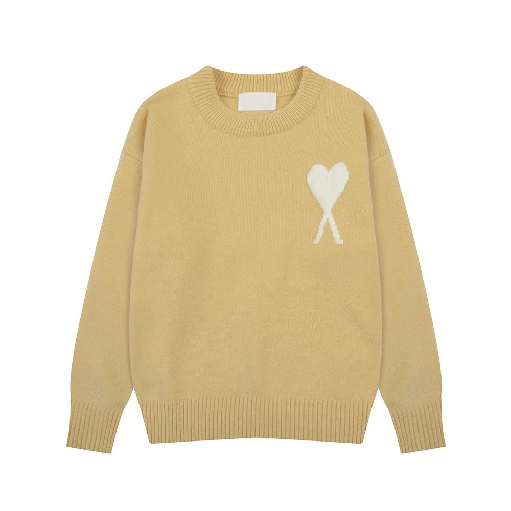 Heart Pattern Knit Sweater Couple Set photo 7