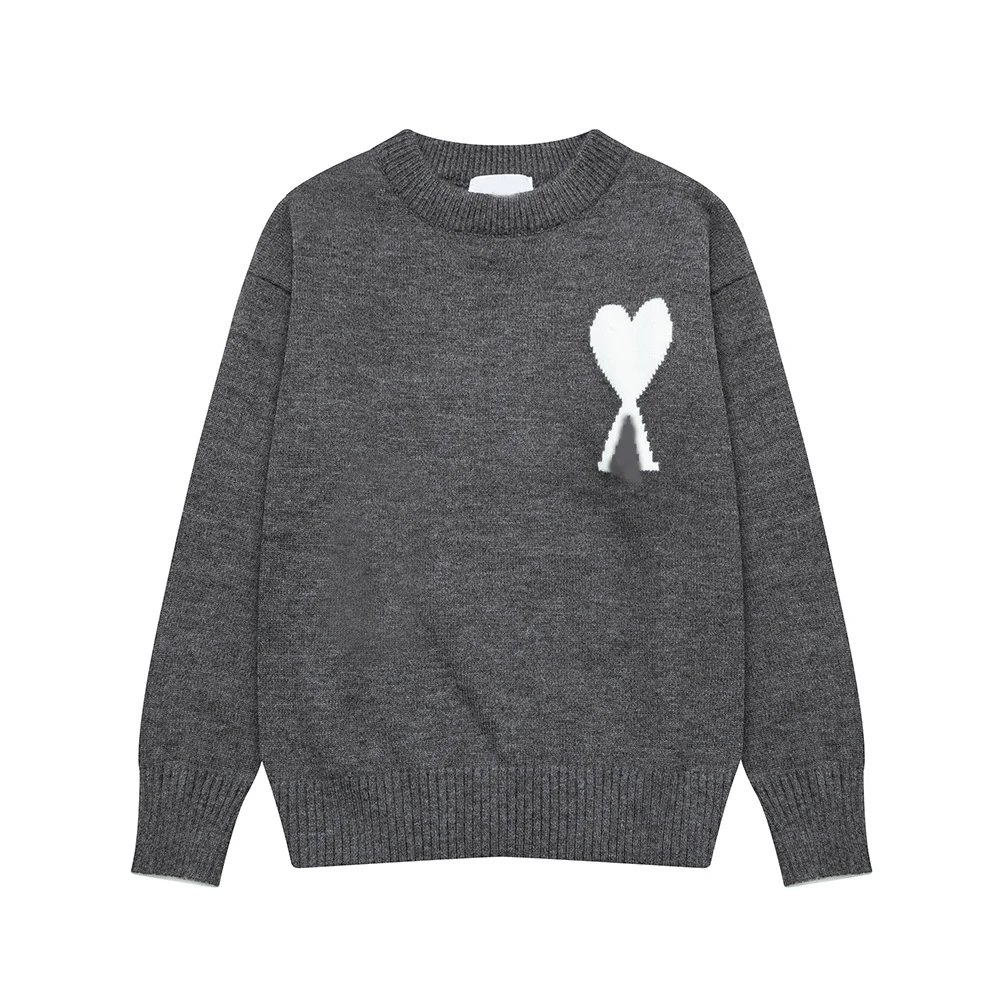 Heart Pattern Knit Sweater Couple Set photo 2