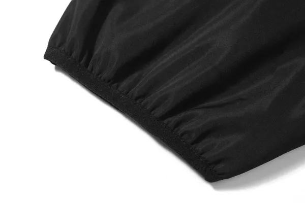 Essential Half-Zip Windbreaker Black Jacket - 9