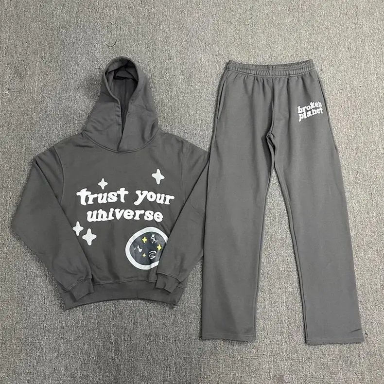 Broken Planet Heartless Love Hoodie Beige - 33