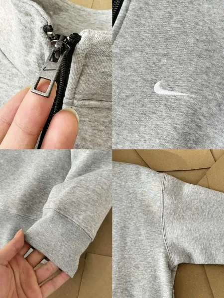Nike Half-Zip Pullover Black Hoodie - 20