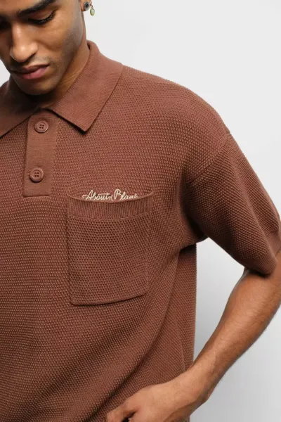 Aimé Leon Dore Ribbed Polo Cream Polo Polo Shirt - 15