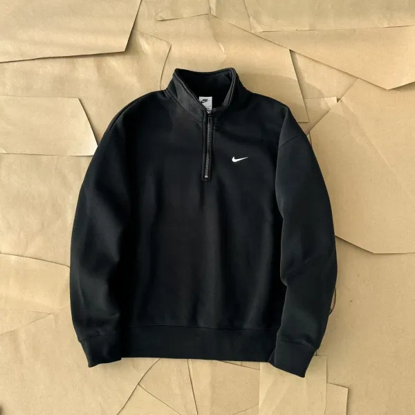 Nike Half-Zip Pullover Black Hoodie - 1