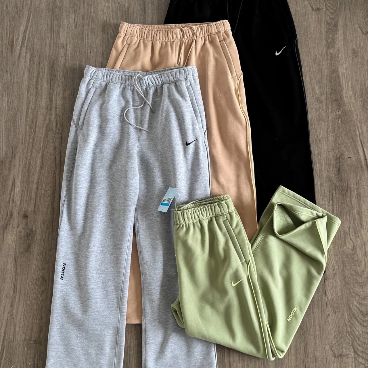Nike Sportswear Club Fleece Gray Beige Black Olive Green Joggers