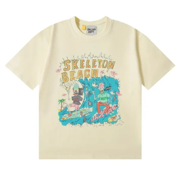 Gallery Dept Skeleton Beach Beige T-Shirt - 1