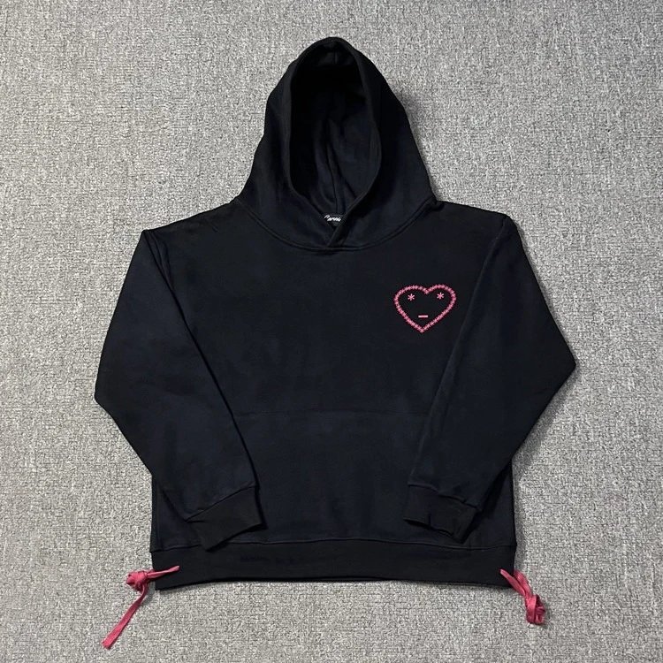 Play Comme des Garçons Heart Embroidery Black Sweatpants - 8
