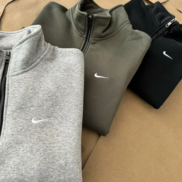 Nike Half-Zip Pullover Black Hoodie - 18