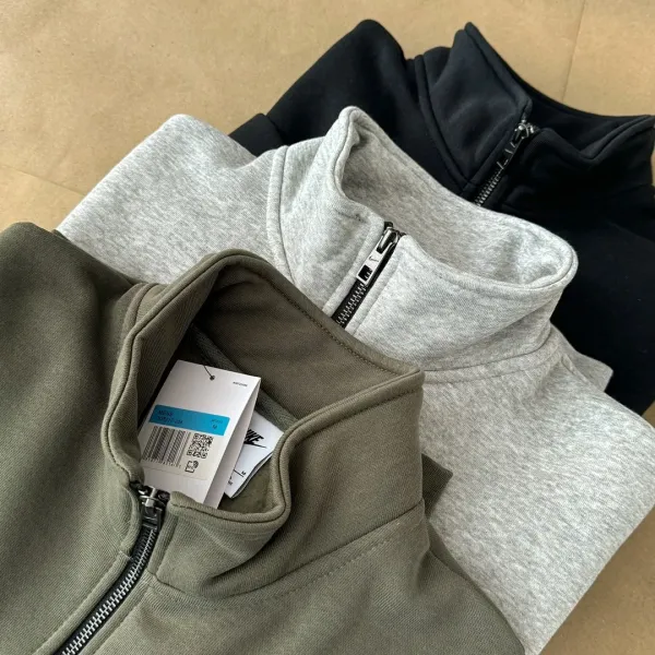 Nike Half-Zip Pullover Black Hoodie - 16