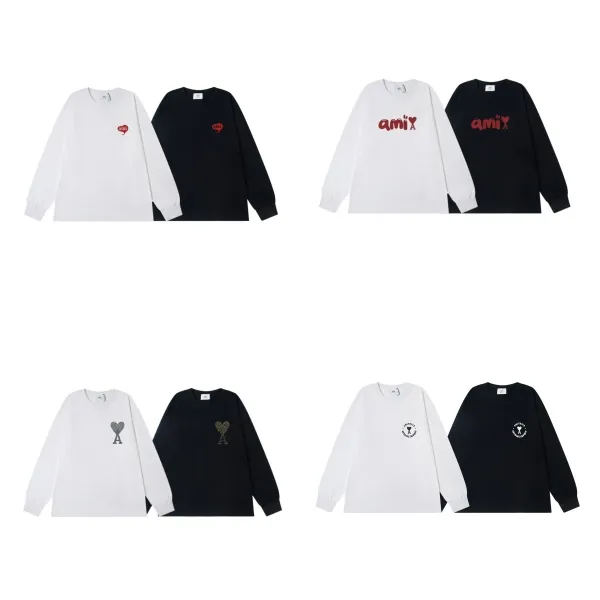 Ami x GAP Heart Logo Long-Sleeve T-Shirt White - 4