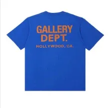 Gallery Dept. Hollywood CA Graphic T-Shirt Blue - 1