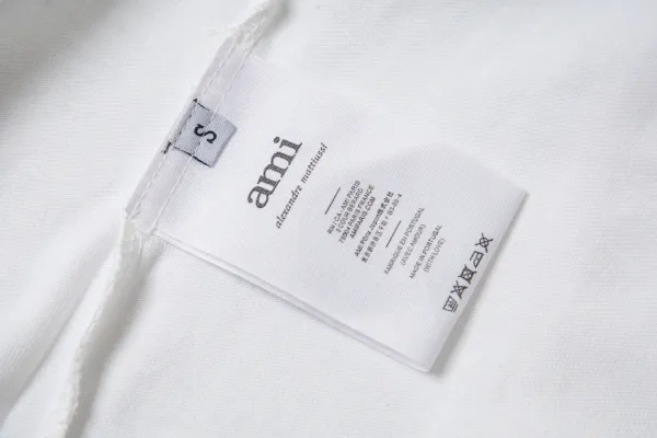 Ami x GAP Heart Logo Long-Sleeve T-Shirt White - 19
