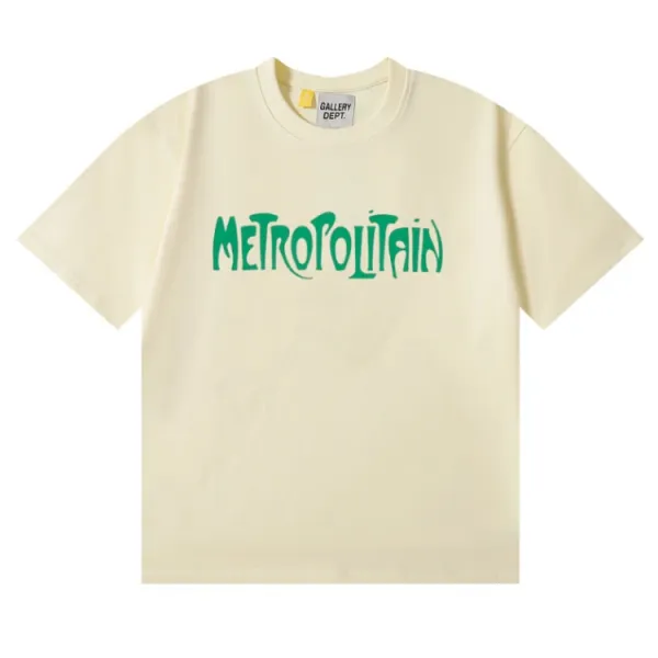 Gallery Dept Metropolitan Cream T-Shirt - 1