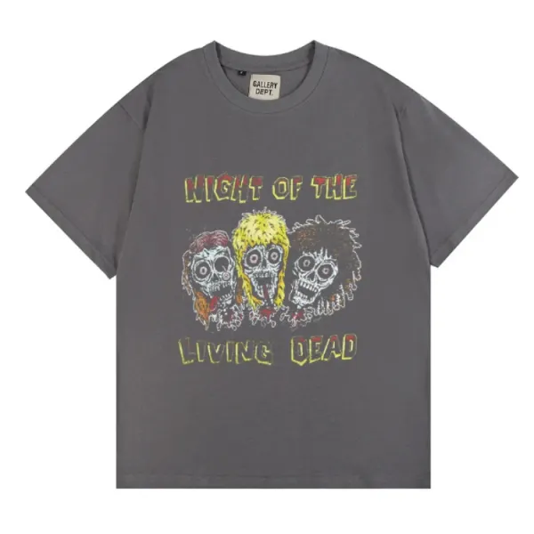 Gallery Dept Night of the Living Dead Graphic T-Shirt Gray - 1