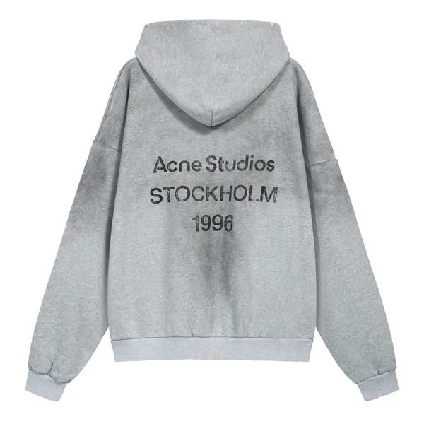 Acne Studios Stockholm 1996 Hoodie Deep Teal - 4