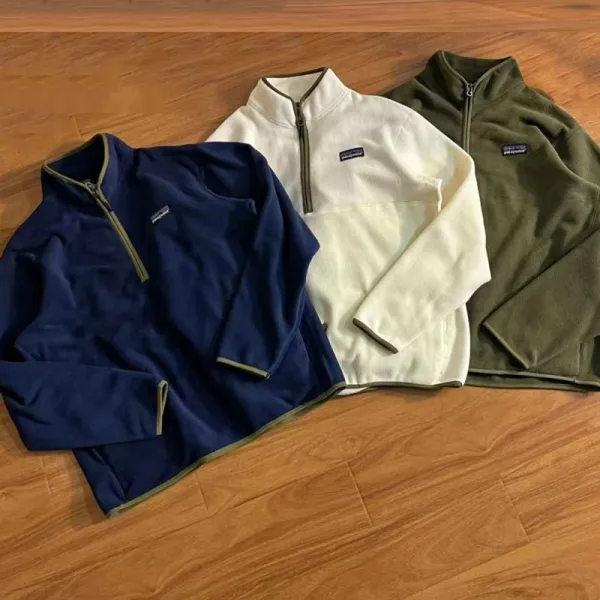 Patagonia Better Sweater 1/4 Zip Fleece Jacket Army Green - 14