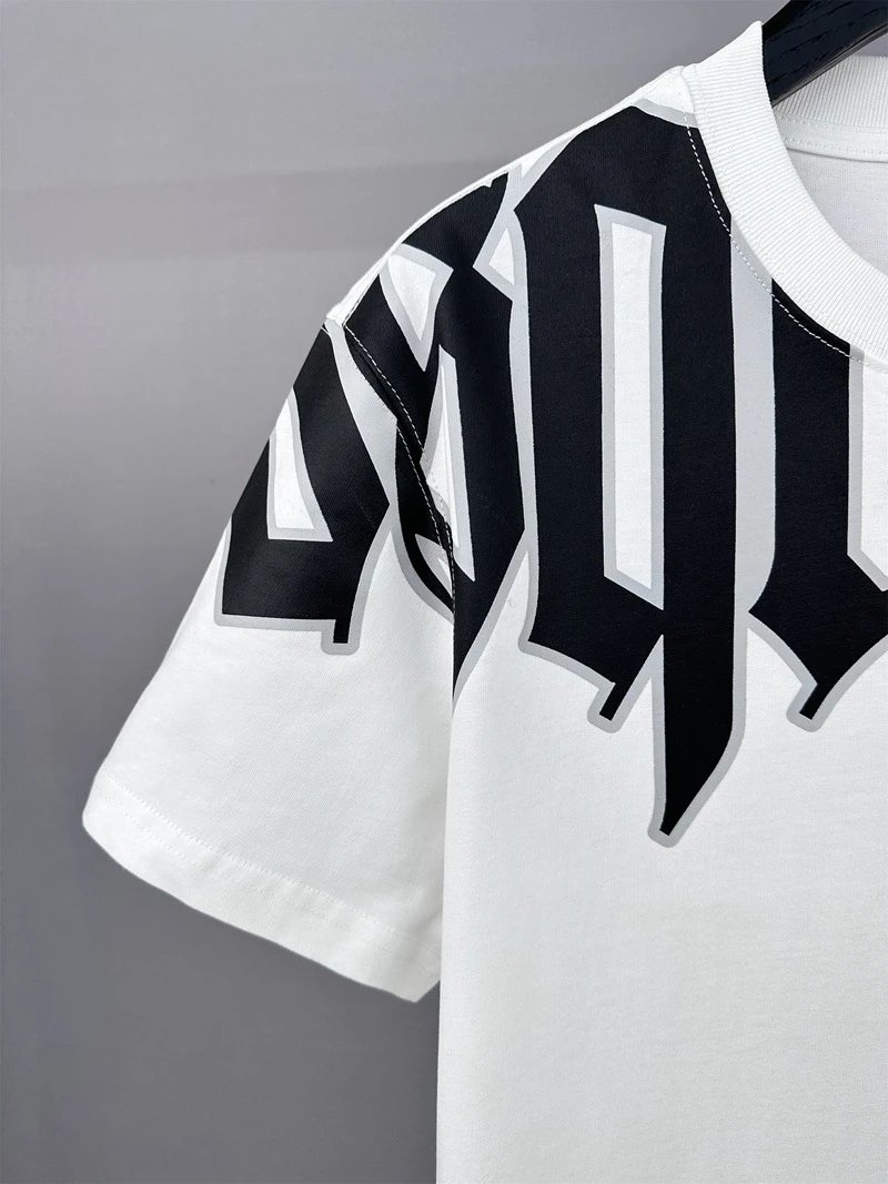 Dsquared2 Black Logo Cotton Crew Neck T-Shirt Unisex