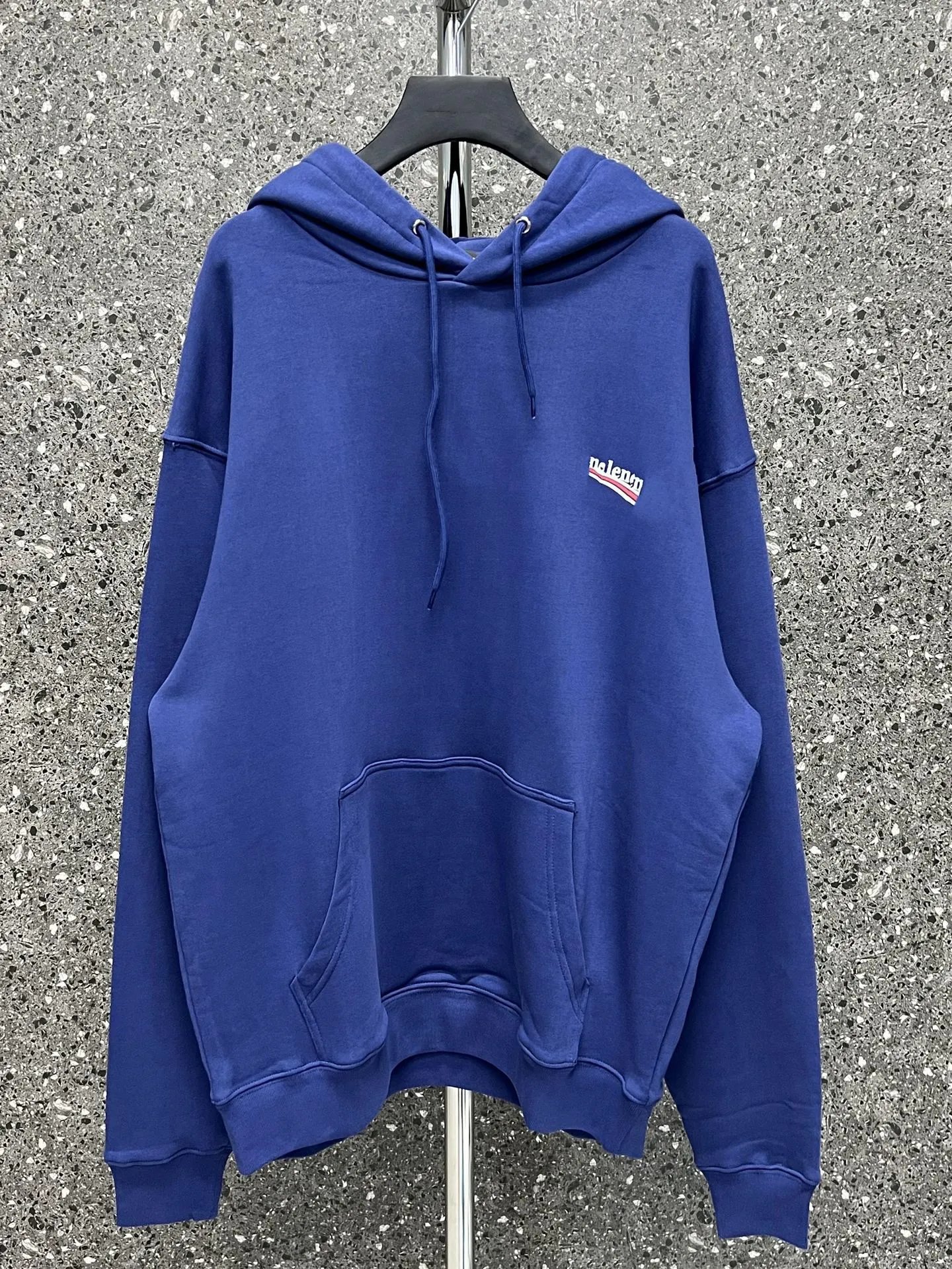 Nalenq Blue Hoodie with Front Pocket