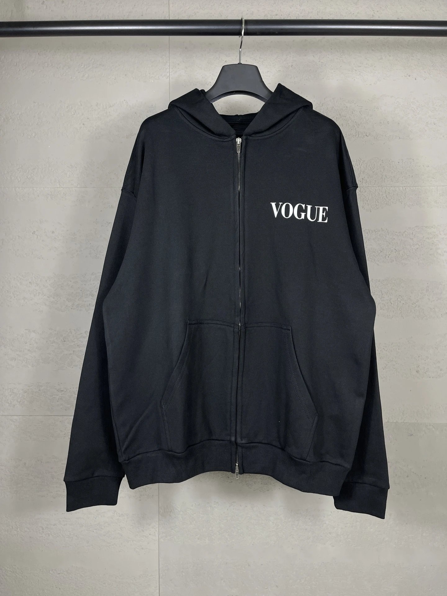 Balenciaga Vogue Zip Up Hoodie