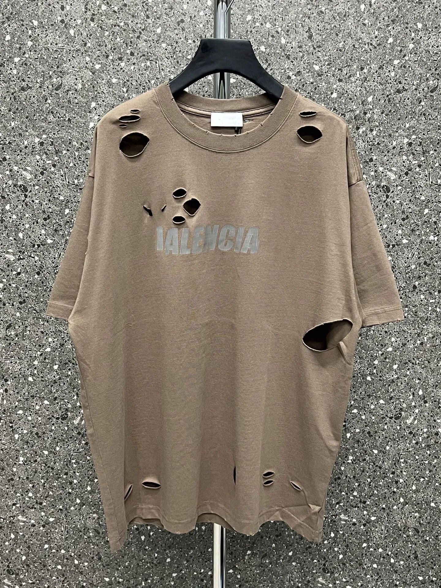 Balenciaga Distressed T-Shirt 2