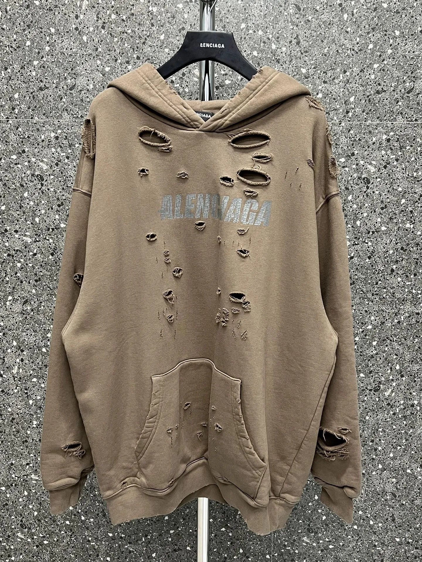 Balenciaga Distressed Hoodie 6