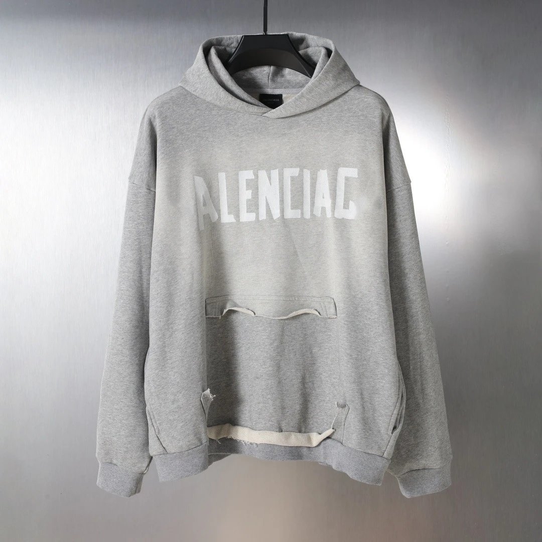 Balenciaga Tape Logo Hoodie