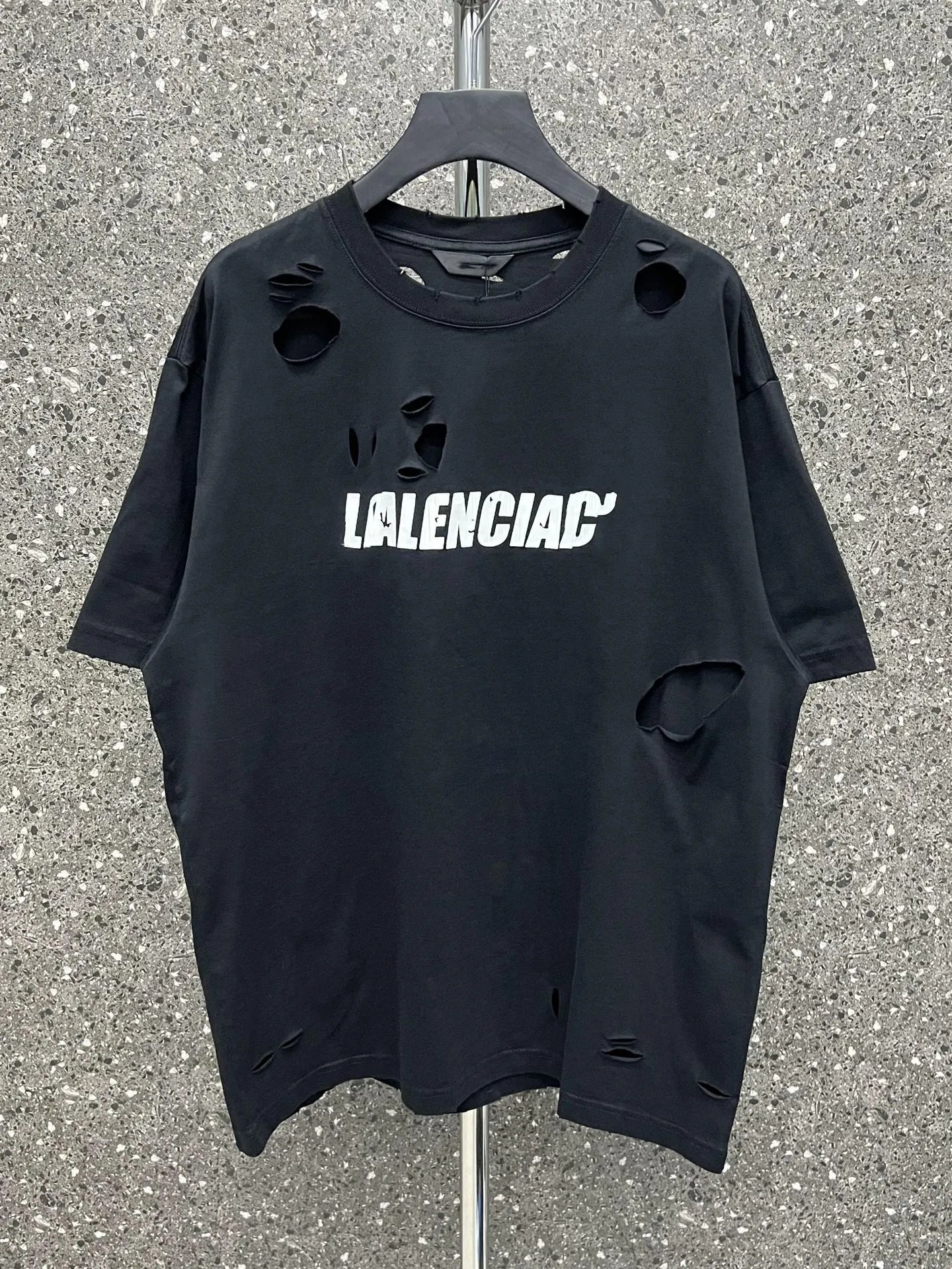 Balenciaga Distressed T-Shirt 7