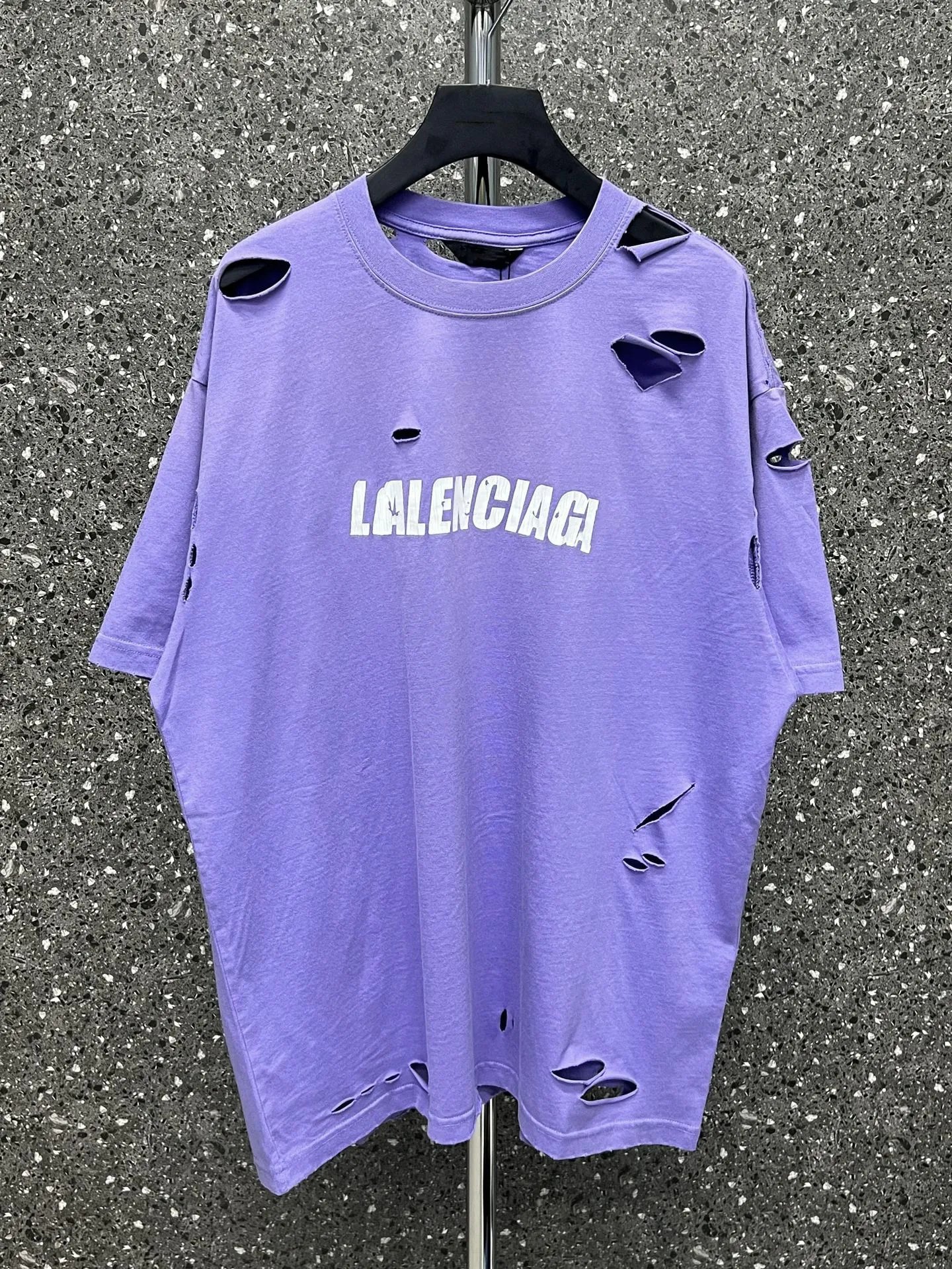 Balenciaga Distressed T-Shirt 8