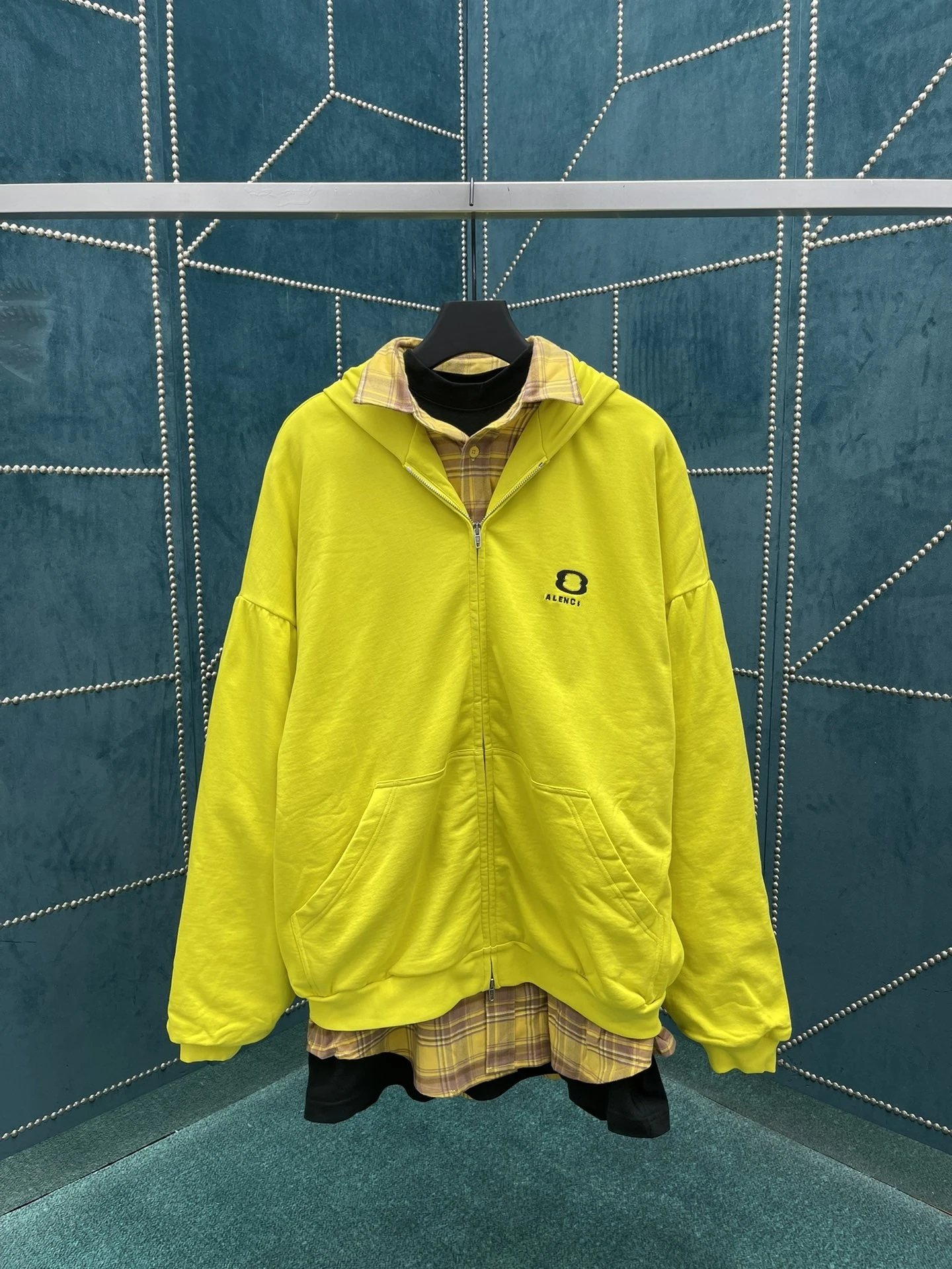 Alenci Yellow Zip-Up Hoodie