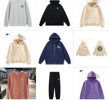 fashionable sweatshirt set
