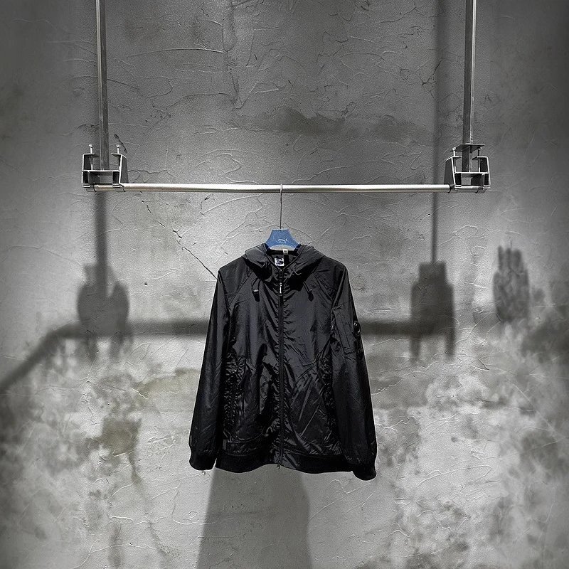 Hooded zipper light jacket motorcycle jacket 4