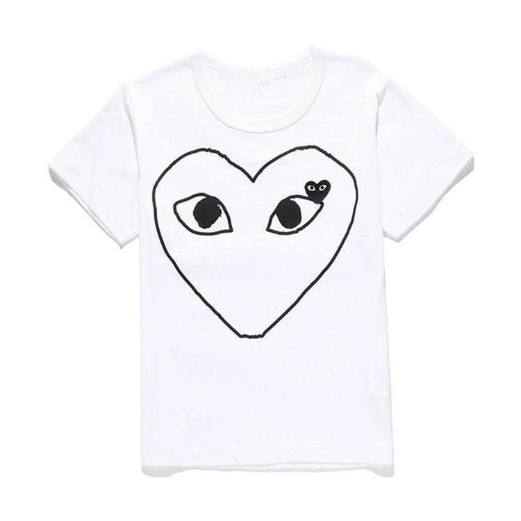 Comme des Garçons White Heart T-Shirt