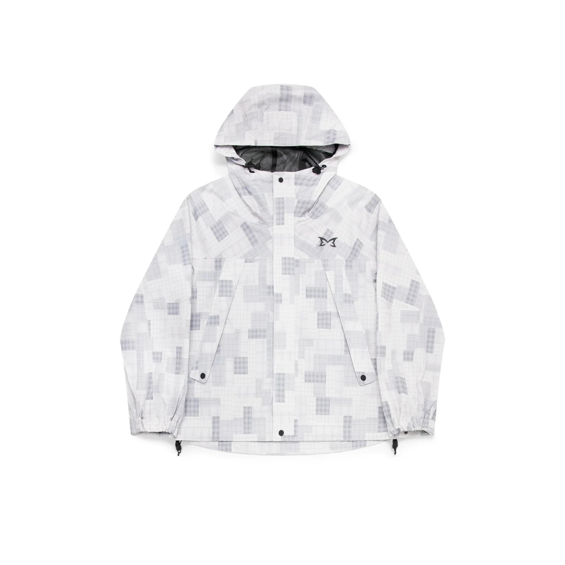 ME格纹夹克/灰白