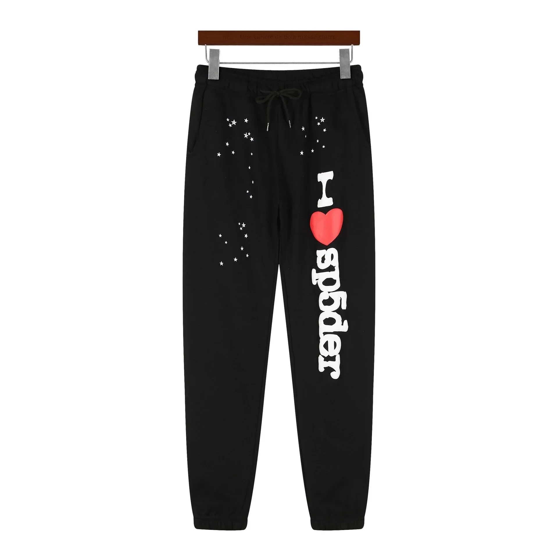 Black heart-shaped pants