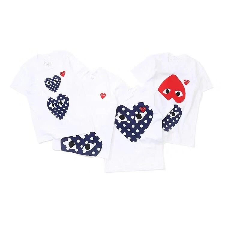Comme des Garçons White Heart T-Shirt