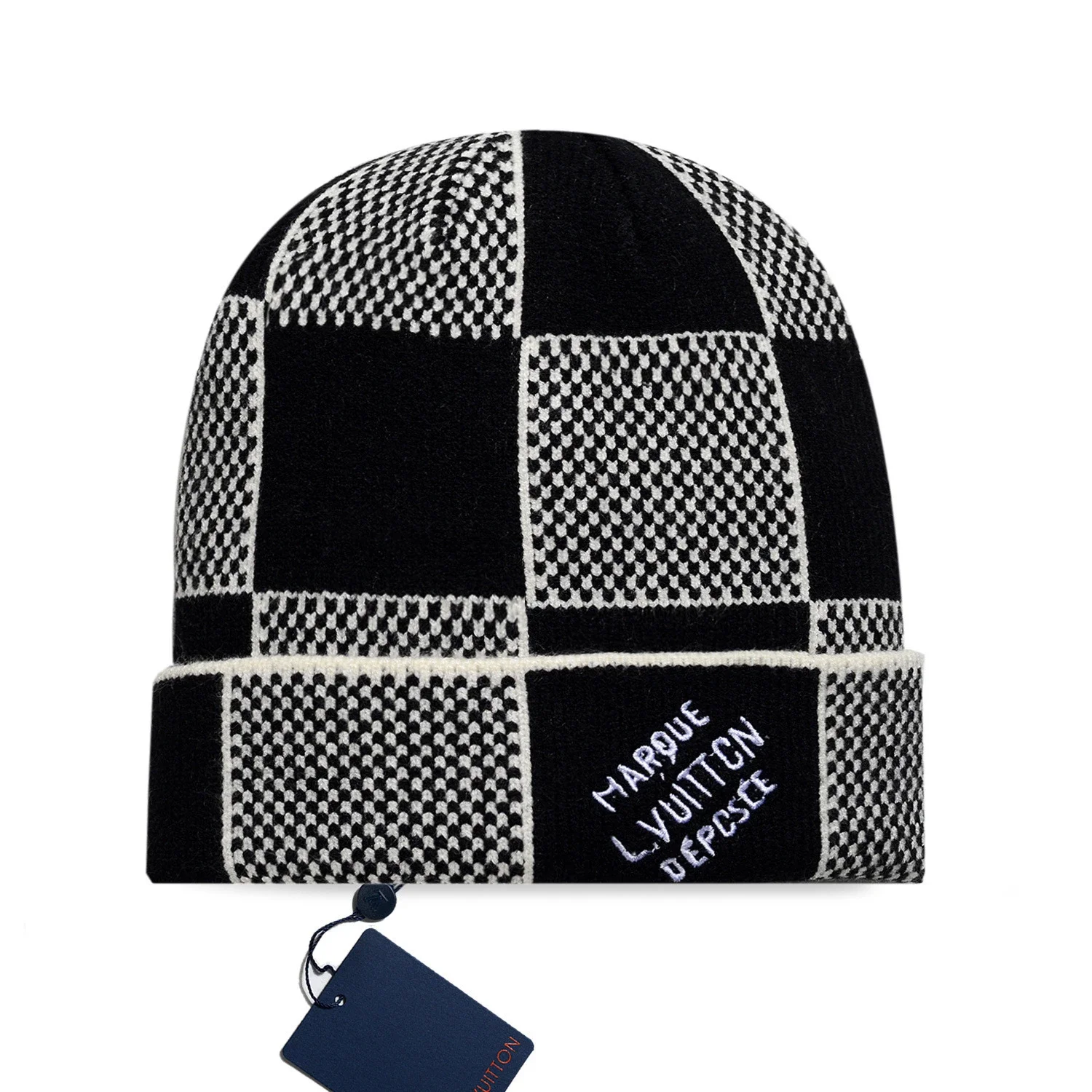 Louis Vuitton Damier Check Knit Beanie