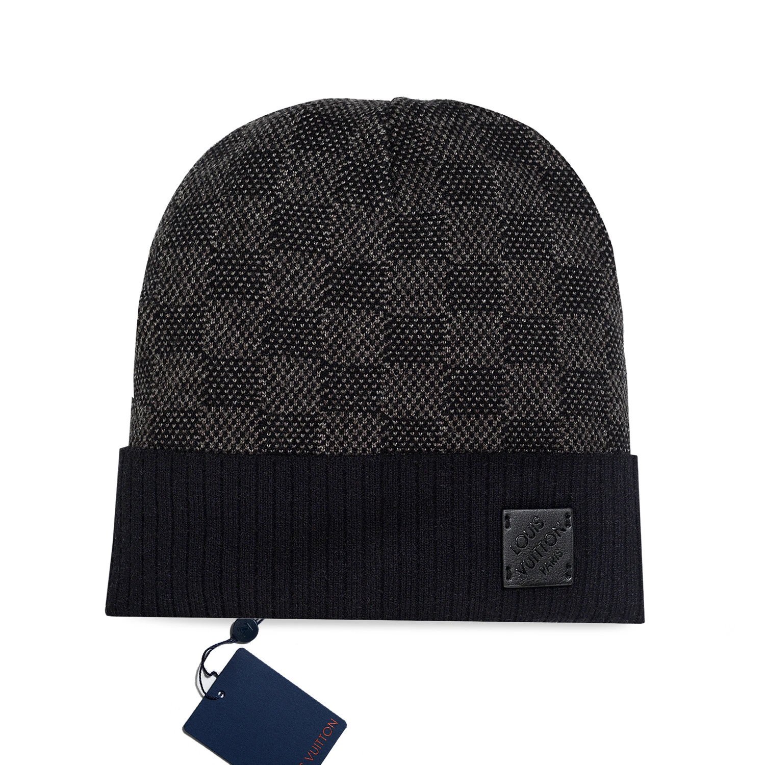 Louis Vuitton Damier Knit Beanie - rep czapki