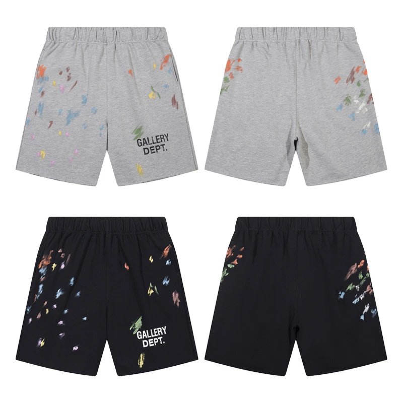 Gallery Dept. Paint Splatter Sweatshorts Gray - 4