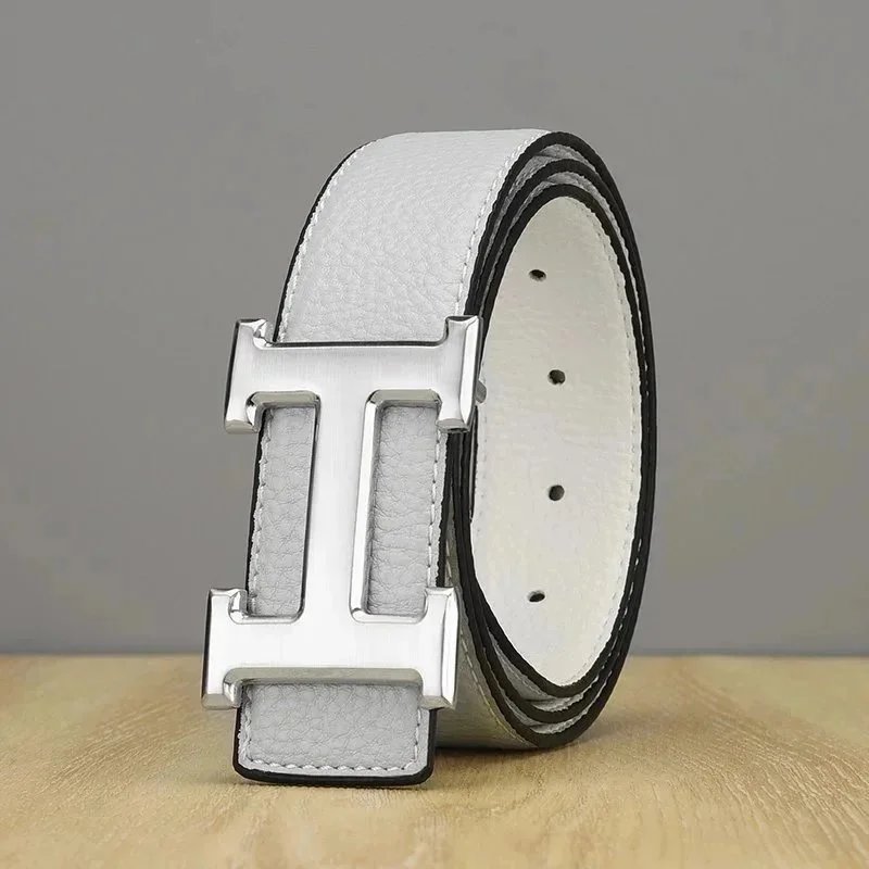 Grey silver buckle