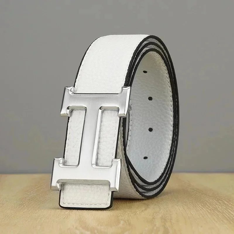 White silver buckle
