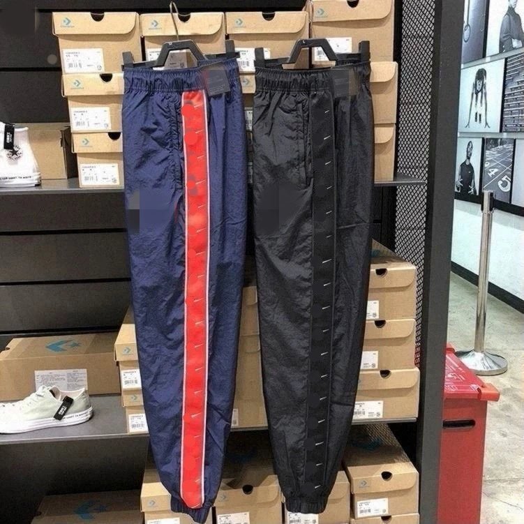 New Men's and Women's Embroidered Woven Jogger Pants Loose Casual Running Training Tapered Sweatpants
