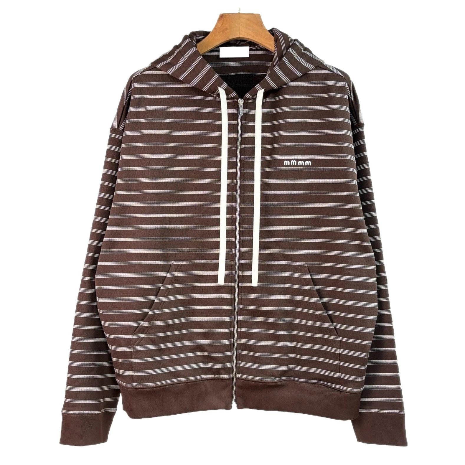 Miu Miu zip-up hoodie QC photos