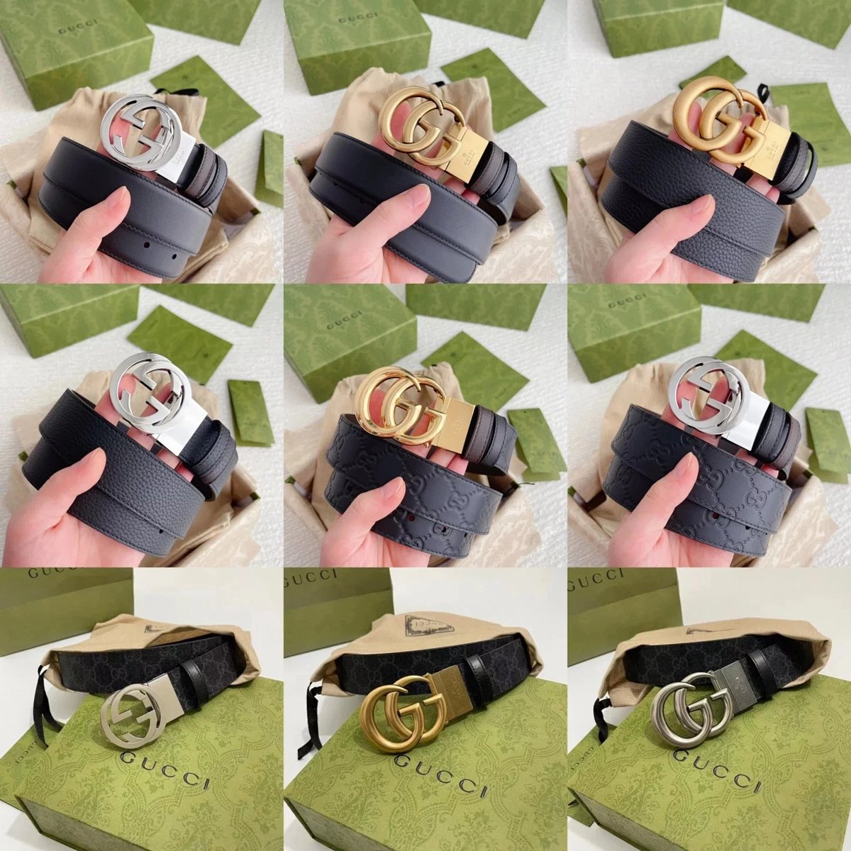 Gucci GG Marmont Belt Black Leather Belt product detail 2 in Litbuy spreadsheet finds