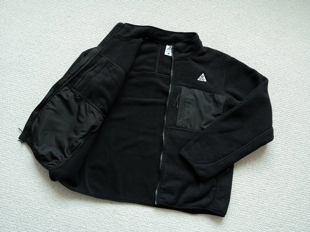 Nike ACG Polartec Fleece Jacket Black Outerwear - 15