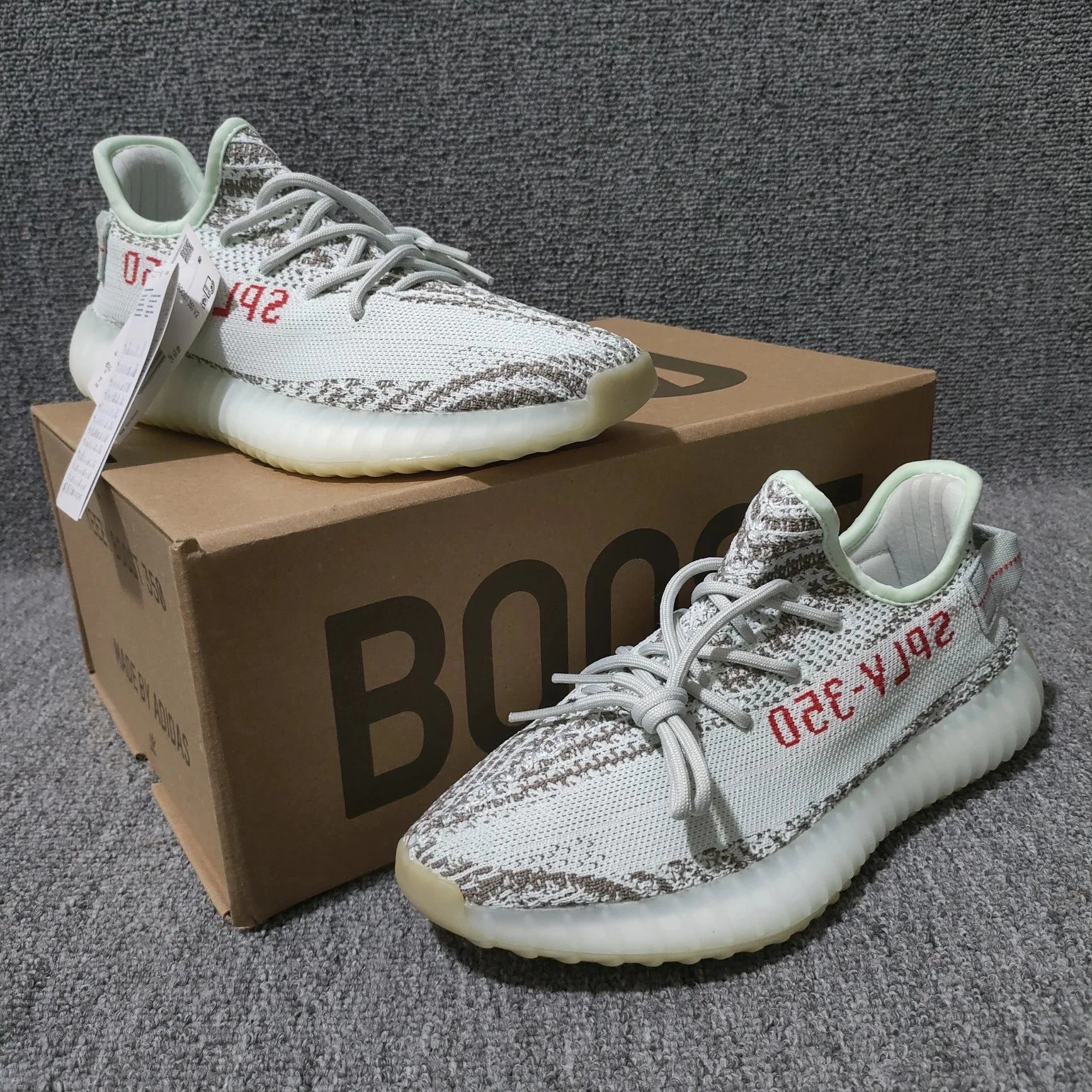 阿迪椰子350V2可燃冰 頂级纯元真爆巴斯夫大颗粒 AD Originals Yeezy Boost 350 V2 阿迪 三叶草 阿迪达斯 AD 椰子鞋男鞋 休闲鞋女鞋情侣鞋旅游鞋运动鞋