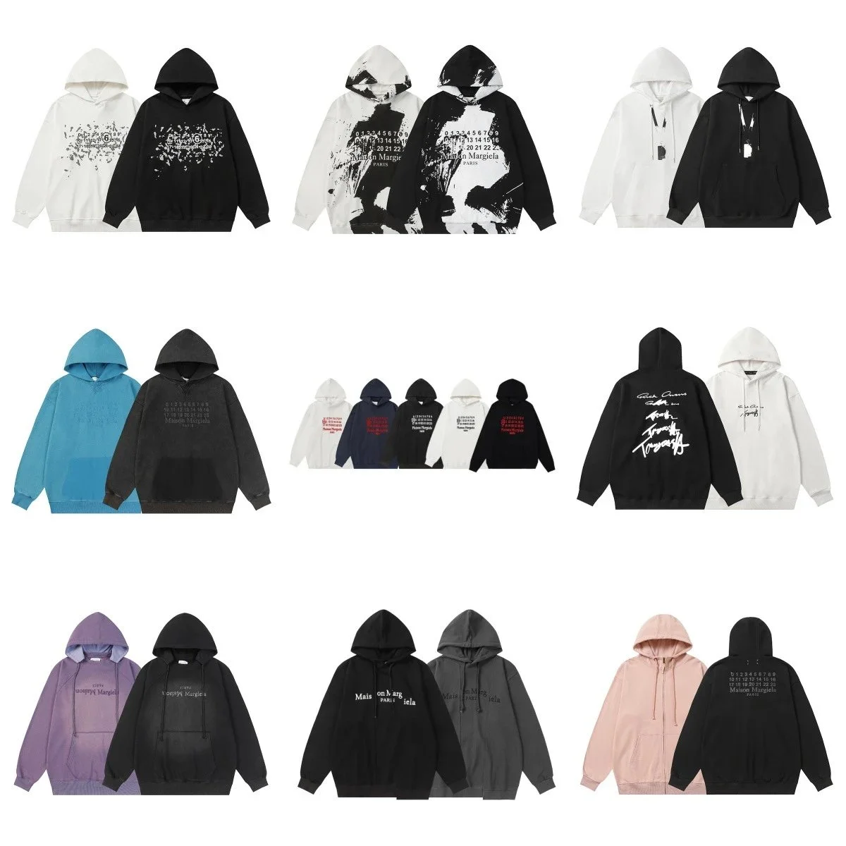 Maison Margiela Graphic Print Hoodie [Multiple Colors & Styles]