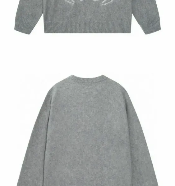 Off-White Arrow Logo Knit Sweater Lavender - 34