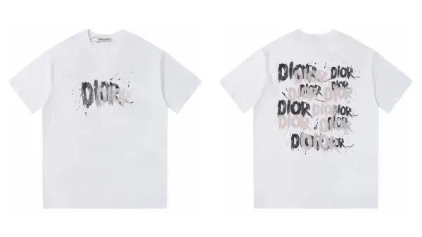 Dior Christmas Dior White Graphic T-Shirt - 13