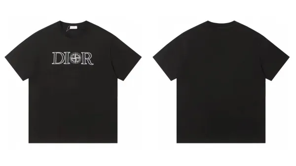 Dior Christmas Dior White Graphic T-Shirt - 17