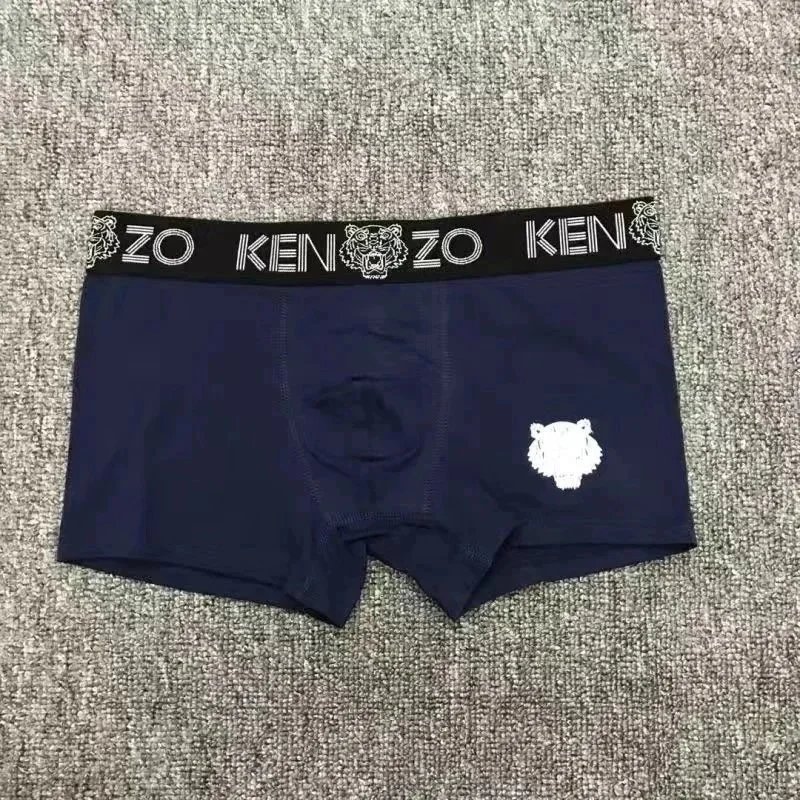 Kenzo Kenzo Men's Navy Blue Boxer Briefs with Tiger Logo Navy
