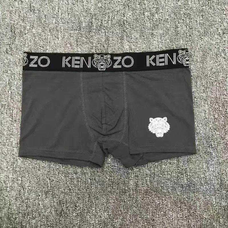 Kenzo Kenzo Grey Boxer Briefs with Tiger Logo Grey